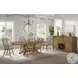 Colonial Oak Weathered Chestnut Trestle Extendable Dining Table