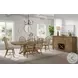 Colonial Oak Weathered Chestnut Trestle Extendable Dining Table