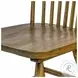 Colonial Oak Weathered Chestnut Spindle Back Side Chair Set of 2