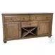 Colonial Oak Weathered Chestnut 72" Sideboard
