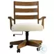Colonial Oak Weathered Chestnut Game Chair Set of 2