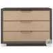 Pinstripe Dark Chocolate and Rich Walnut Canopy Bedroom Set