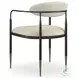 Epoch Ivory Performance Fabric Arm Chair