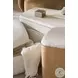 Serir Ivory Melange Performance Boucle Small Cocktail Table