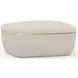 Serir Ivory Melange Performance Boucle Small Cocktail Table
