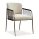 Remix Woven Oatmeal Upholstered Dining Chair