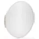 Overlap Latte and Travertine Round Wall Mirror