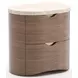 Fleur Ivory and Porcini Upholstered Panel Bedroom Set