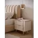 Wish You Were Here Sandstone Almond Milk and Whisper of Gold 2 Drawer Nightstand