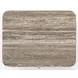 Rhythm Black Stained Ash and Neutral Metallic 2 Drawer Small Nightstand with Travertine Top