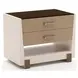 Counter Balance Oatmeal Upholstered Panel Bedroom Set