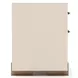 Counter Balance Oatmeal Upholstered Panel Bedroom Set