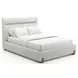 Counter Balance Oatmeal Upholstered Panel Bedroom Set