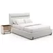 Counter Balance Oatmeal Upholstered Panel Bedroom Set
