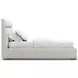 Counter Balance Oatmeal Upholstered Panel Bedroom Set