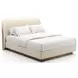 Fleur Ivory and Porcini Upholstered Panel Bedroom Set