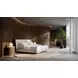 Fleur Ivory and Porcini Upholstered Panel Bedroom Set