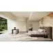 Overlap Dark Taupe Upholstered Queen 2 Panel Bed