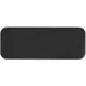 Overlap Piano Black and Nero Marquina 112" Rectangular Dining Table