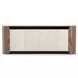 Fleur Porcini and Travertine 4 Door Open Sideboard