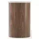 Fleur Porcini and Travertine 4 Door Open Sideboard