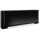 Overlap Piano Black and Nero Marquina Rectangular Dining Room Set