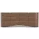 Fleur Porcini and Travertine 4 Door Sideboard