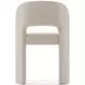 Overlap Ivory Upholstered Side Chair