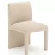 Precipice Oatmeal Upholstered Dining Chair