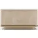 Rhythm Sun Drenched Oak and Neutral Metallic Rectangular Occasional Table Set with Travertine Top