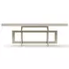 Wish You Were Here Sandstone and Whisper of Gold 48" Rectangular Cocktail Table