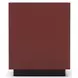 Cocktail Couture Rouge Red Gloss and Black Rectangular Occasional Table Set