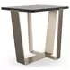 Counter Balance Brushed Gold and Smoked Bronze Glass Top Occasional Table Set