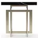 Wish You Were Here Black Marble and Whisper of Gold Square Side Table
