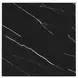 Wish You Were Here Black Marble and Whisper of Gold Square Side Table