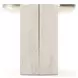Overlap Travertine and Whisper of Gold Round Side Table