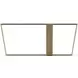Counter Balance Brushed Gold and Smoked Bronze Glass Top Console Table