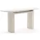 Overlap Latte and Travertine 67" Console Table