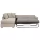 Clara Gray 112" Slim Arm Sleeper Queen LAF Sectional