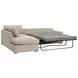 Clara Gray 112" Slim Arm Sleeper Queen LAF Sectional
