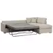 Clara Gray 112" Slim Arm Sleeper Queen RAF Sectional