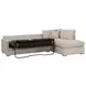 Clara Gray 112" Slim Arm Sleeper Queen RAF Sectional