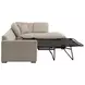 Clara Gray 112" Slim Arm Sleeper Queen RAF Sectional