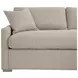 Clara Gray 112" Slim Arm Sleeper Queen RAF Sectional