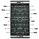 Nix Black and White Foosball Table