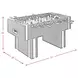 Nix Black and White Foosball Table