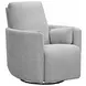 Trenton Vincent Fog Manual Swivel Glider Recliner with Pillows