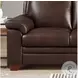 Ironvale Chestnut Top Grain Leather Loveseat