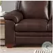 Ironvale Chestnut Leather 62" Loveseat
