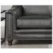 Bexley Ash Leather 92" Sofa with Nailhead Trim
